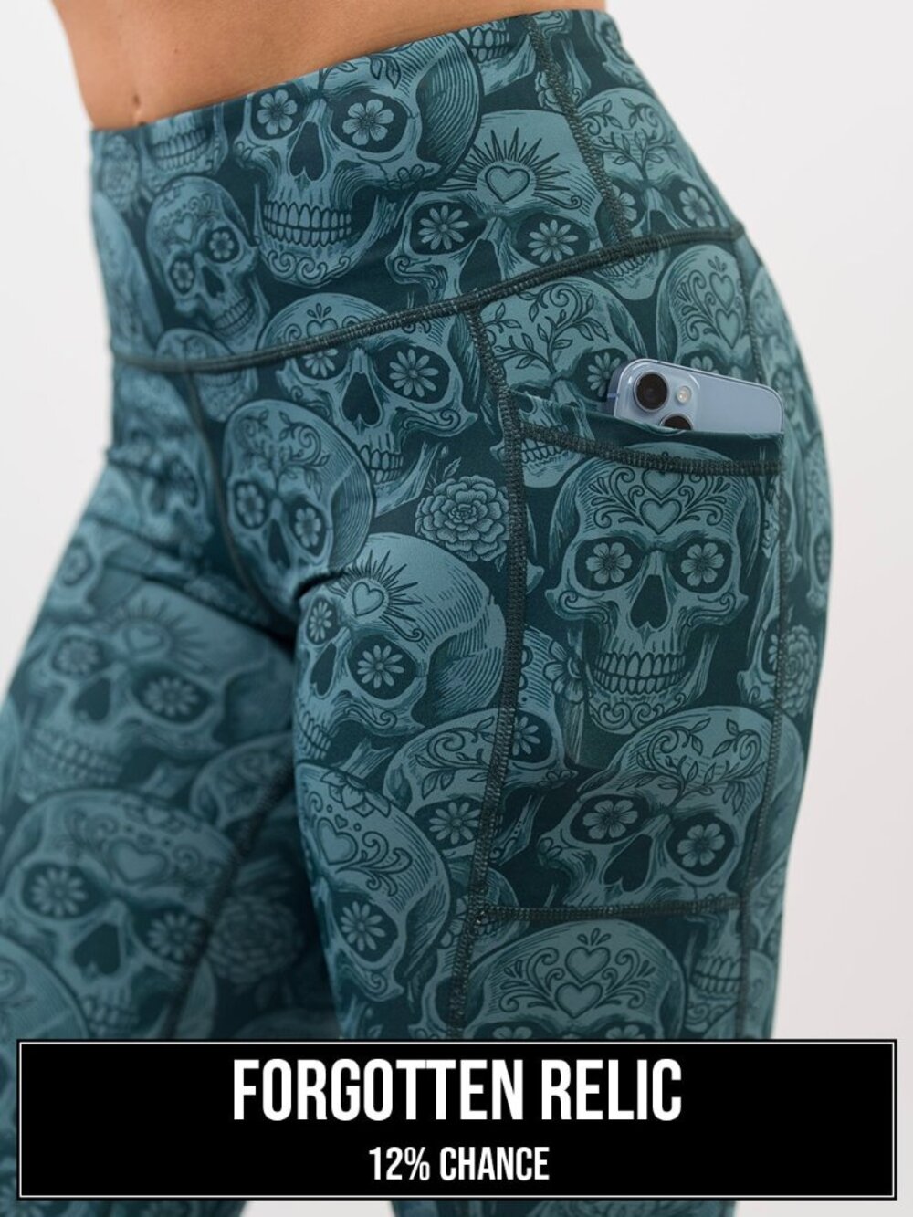 Medium Constantly Varied Gear CVG Sealed Series Skulls Leggings SURPRISE PRINT - Picture 10 of 16